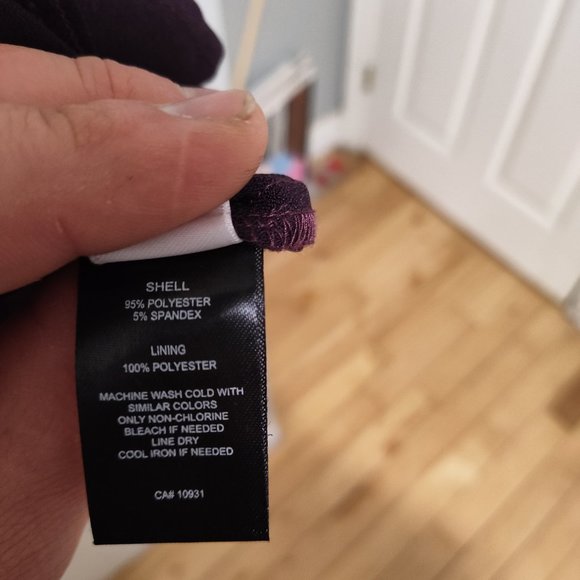 Laura Petites size 4 mauve mini dress - Shell 95% polyester and 5% spandex - Picture 6 of 10